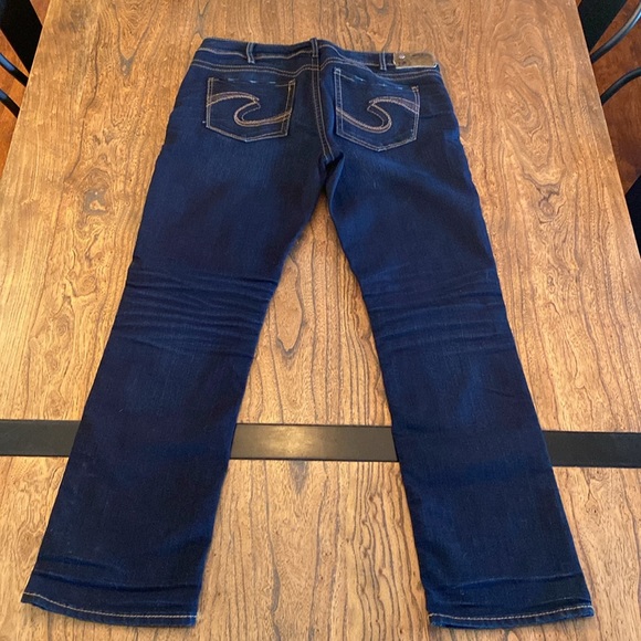 Suki Mid Straight Silver Jeans - w32/l30 - Picture 6 of 8